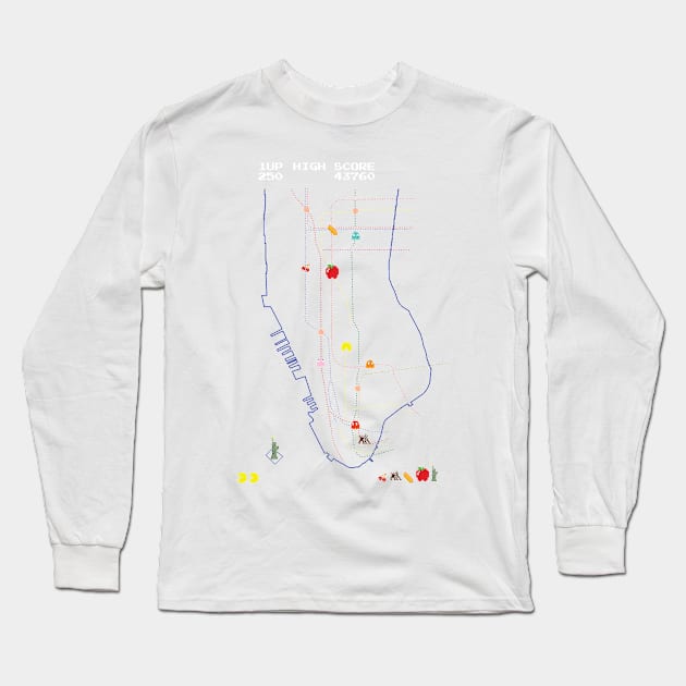Pac -York Long Sleeve T-Shirt by innercoma@gmail.com